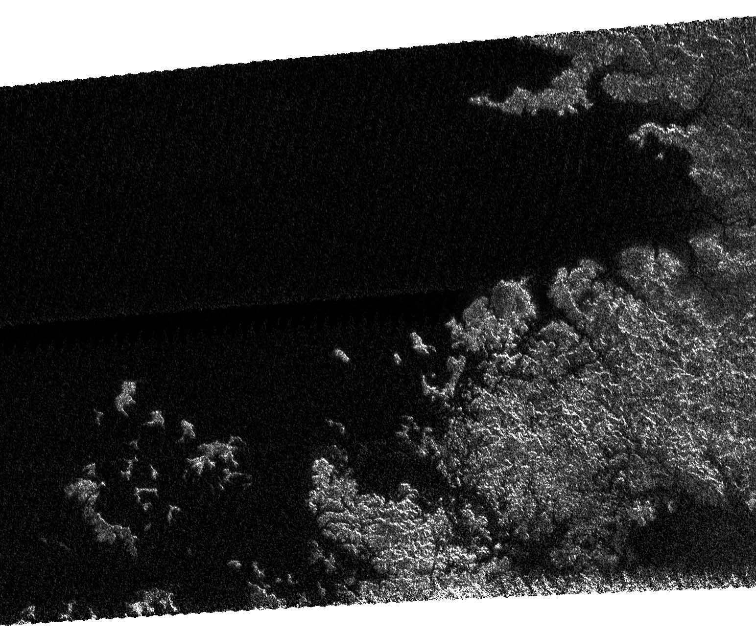 Liquid Sea on Saturn's Titan