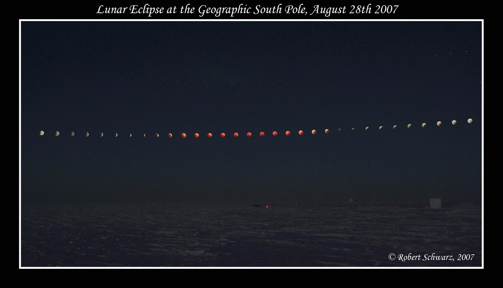 South Pole Lunar Eclipse