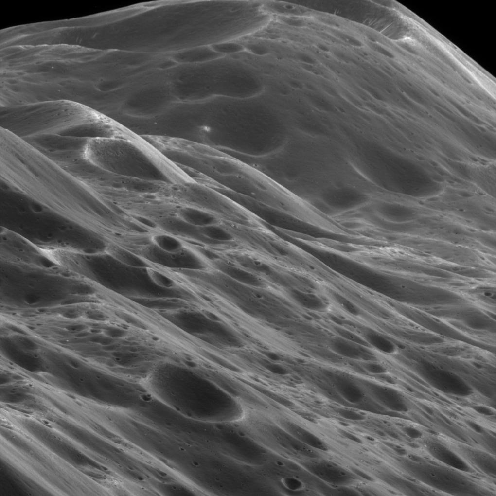4,000 Kilometers Above Saturn's Iapetus
