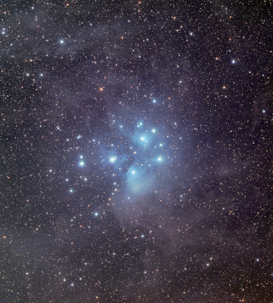 M45: The Pleiades Star Cluster