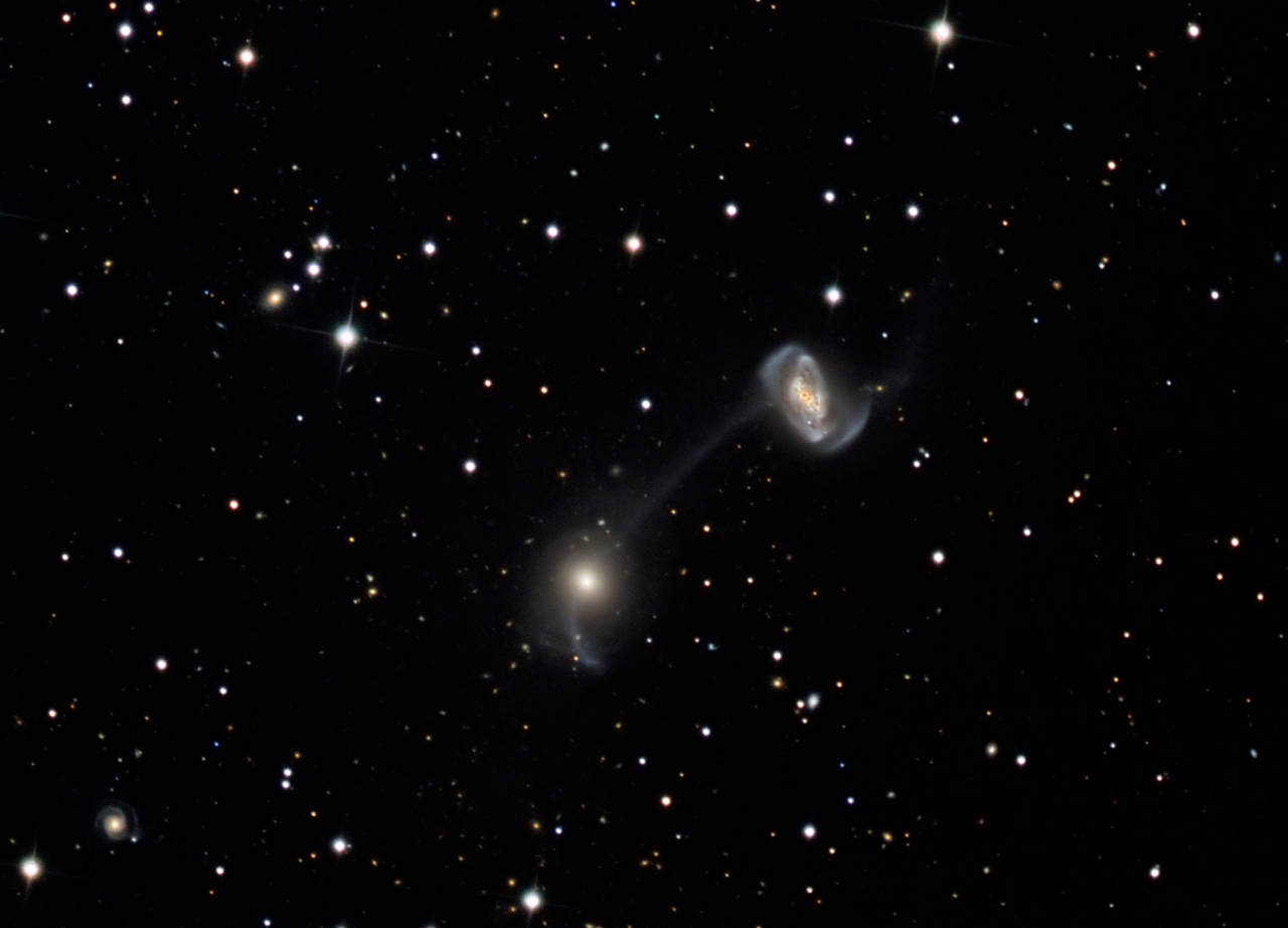 Galaxies on a String