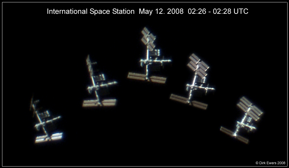 Space Station in the Sun