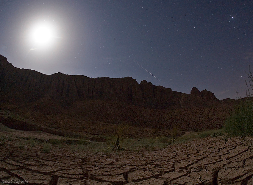Meteor by Moonlight