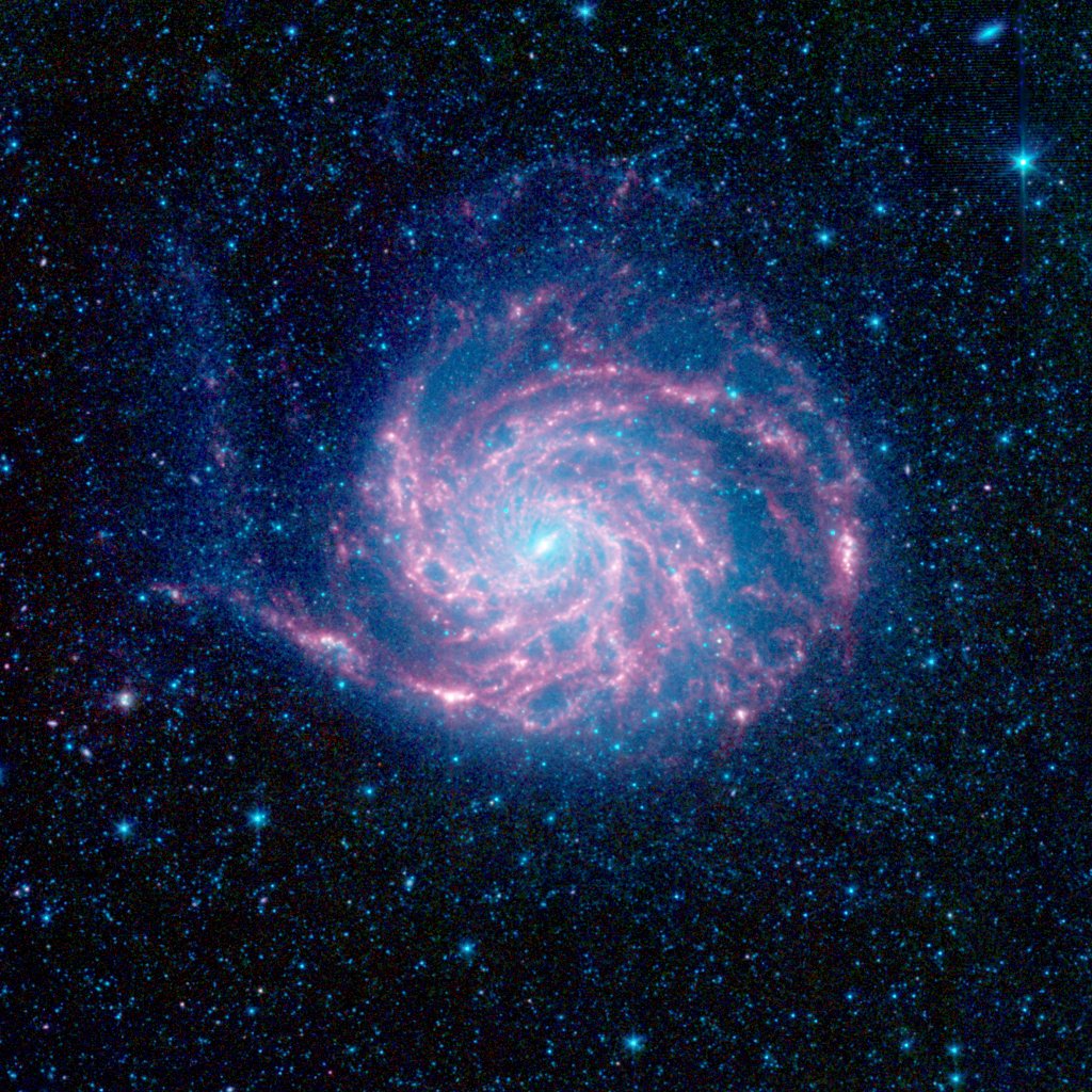 Spitzer's M101