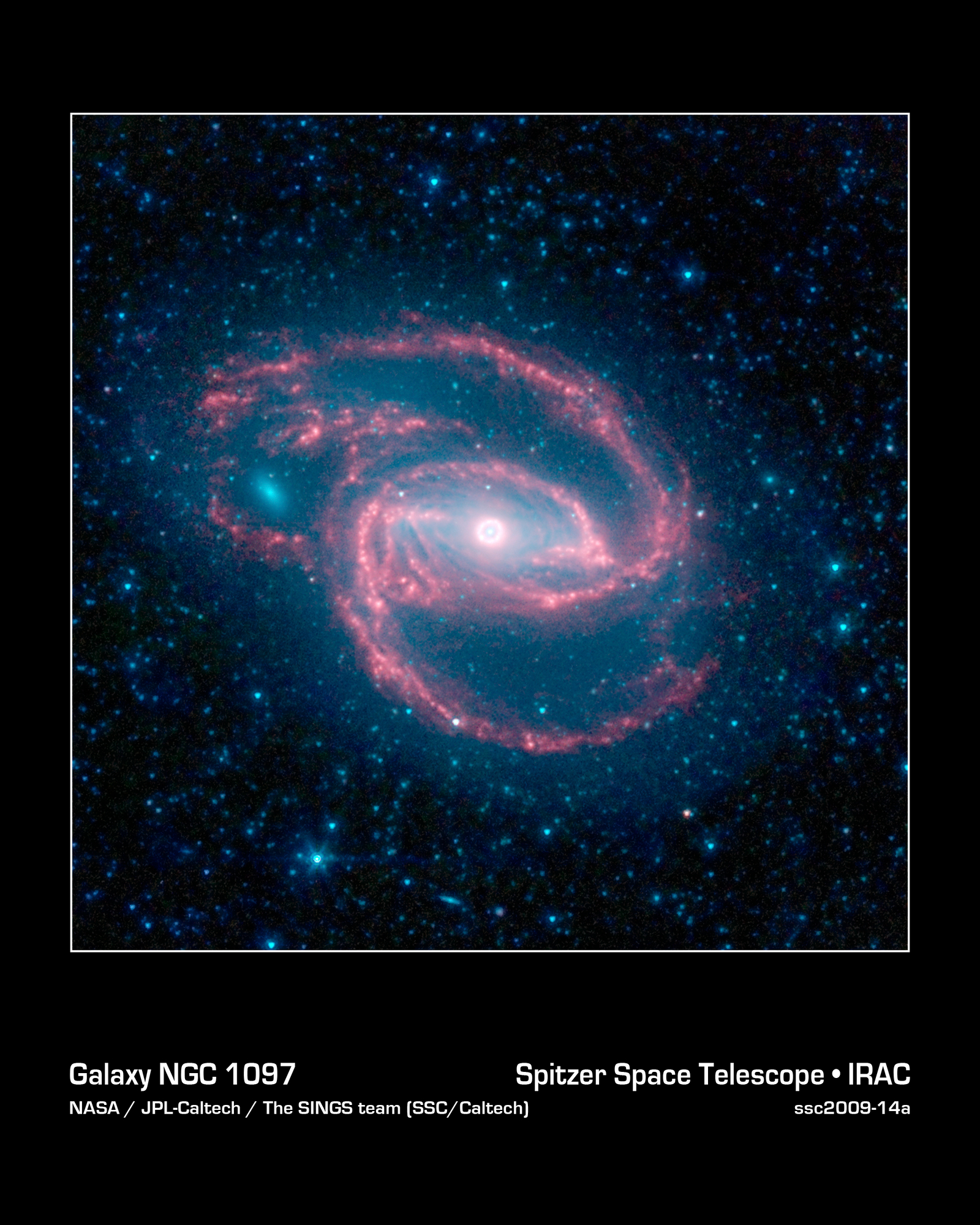 NGC 1097: Spiral Galaxy with a Central Eye