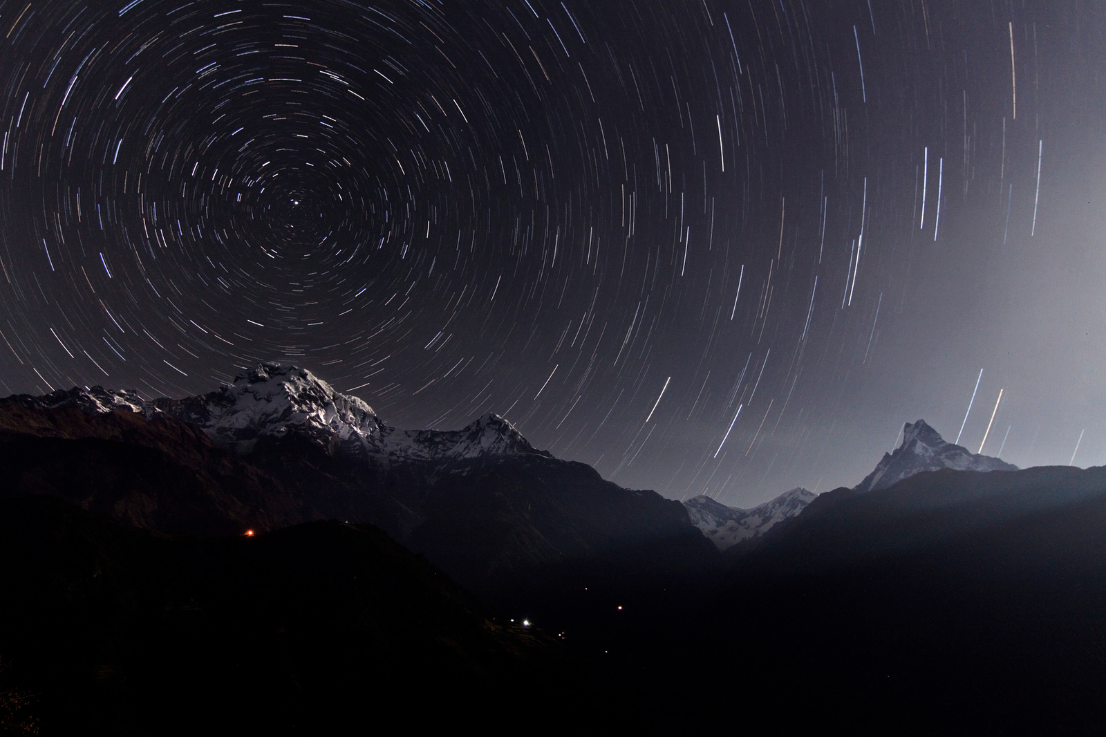 Annapurna Star Trails