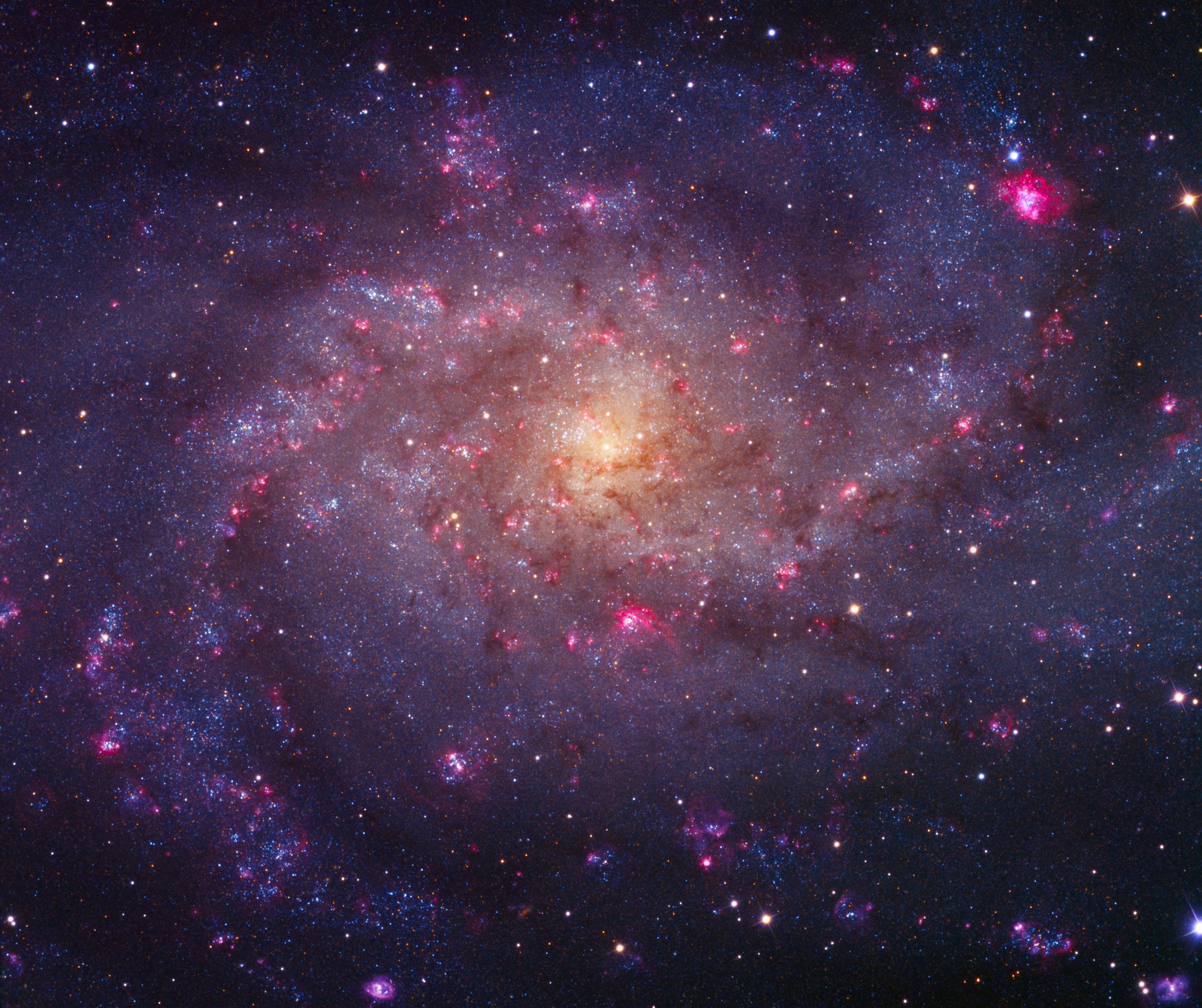 Bright Nebulae of M33