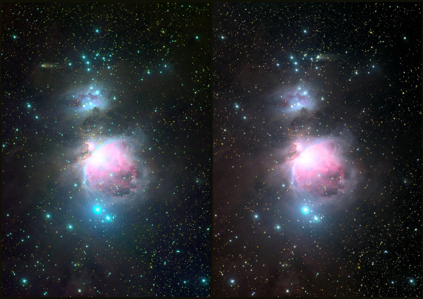 Comet and Orion