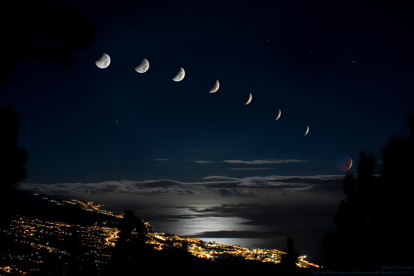 Eclipse at Moonset