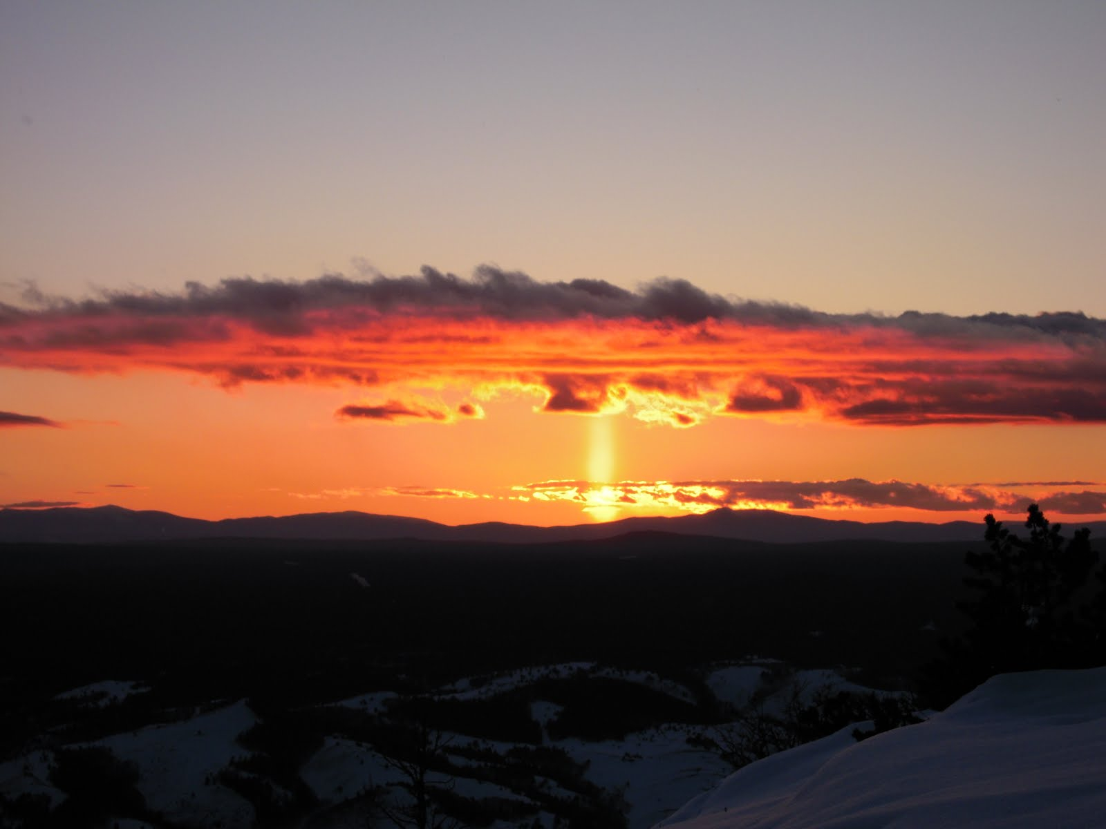 Pillar at Sunset