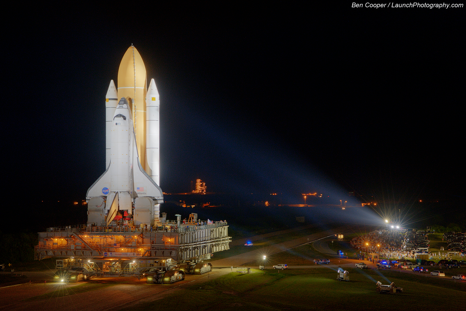 Last Roll Out of a NASA Space Shuttle
