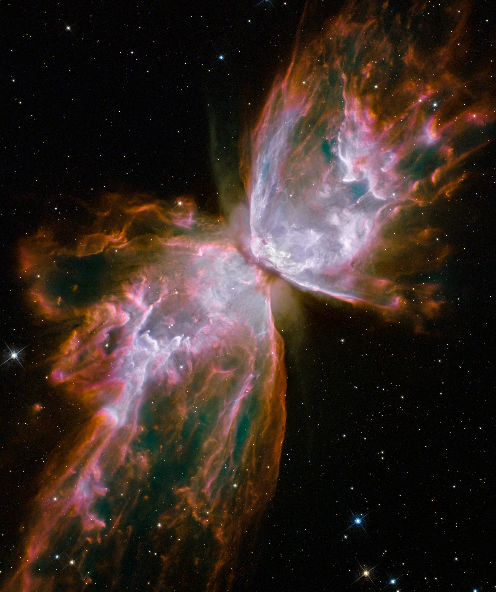 The Butterfly Nebula from Hubble