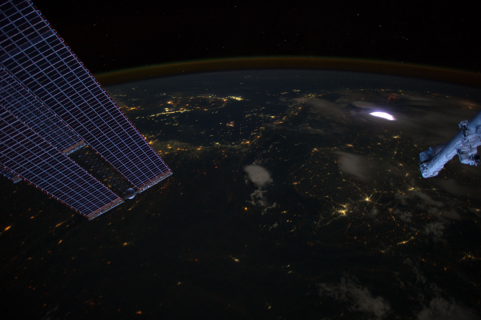 A Dark Earth with a Red Sprite
