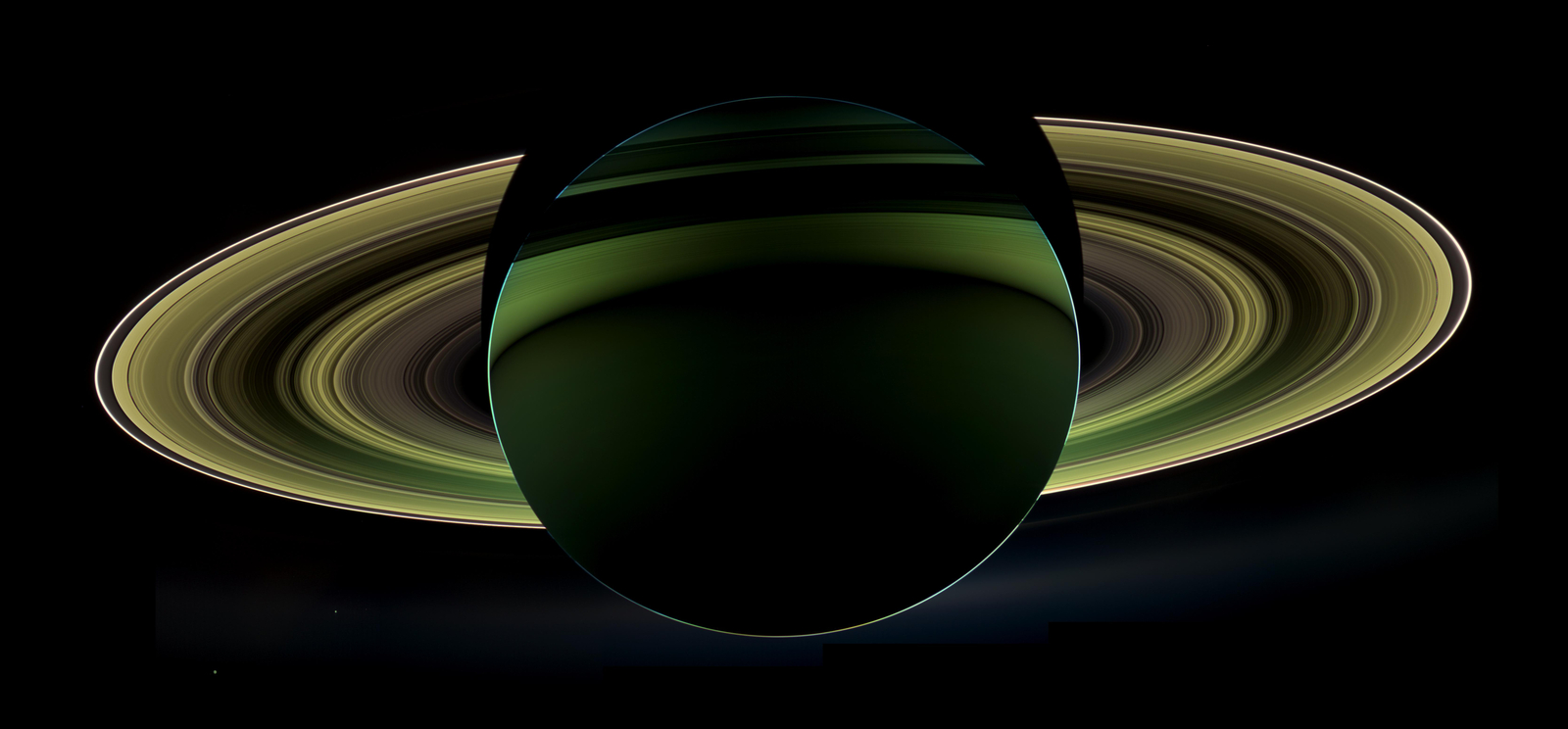Saturn at Night