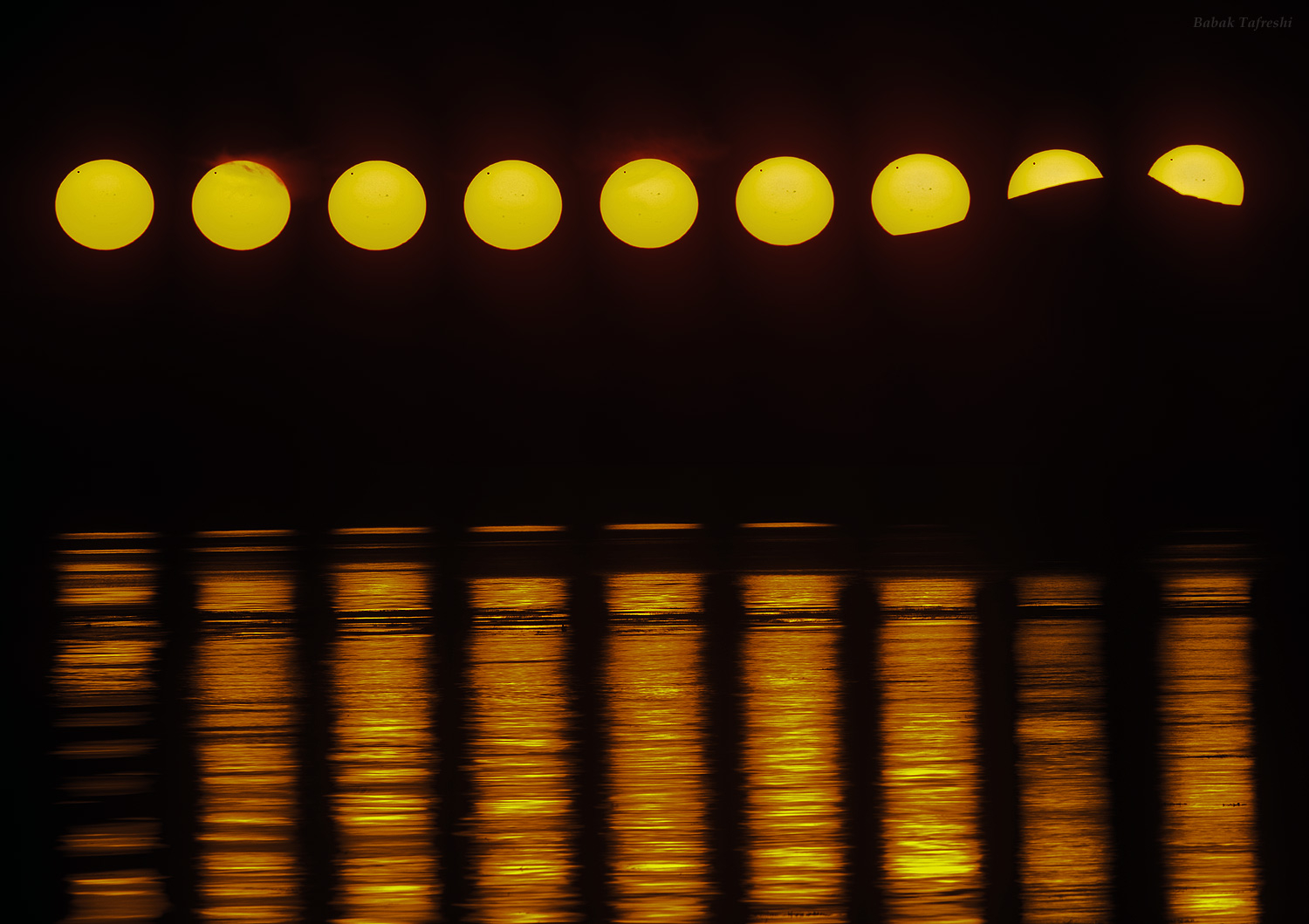 Venus Transits the Midnight Sun