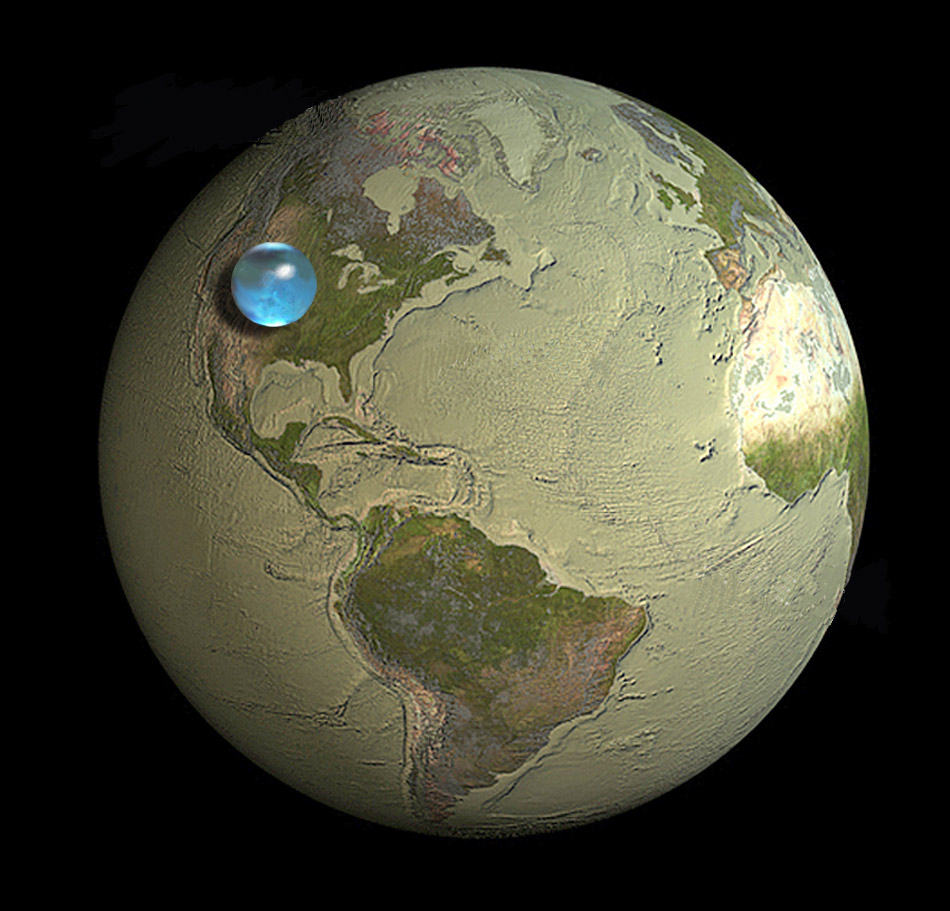 All the Water on Planet Earth