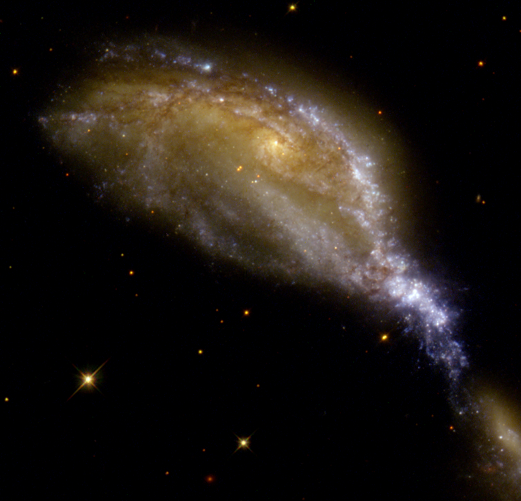 A Galaxy Collision in NGC 6745