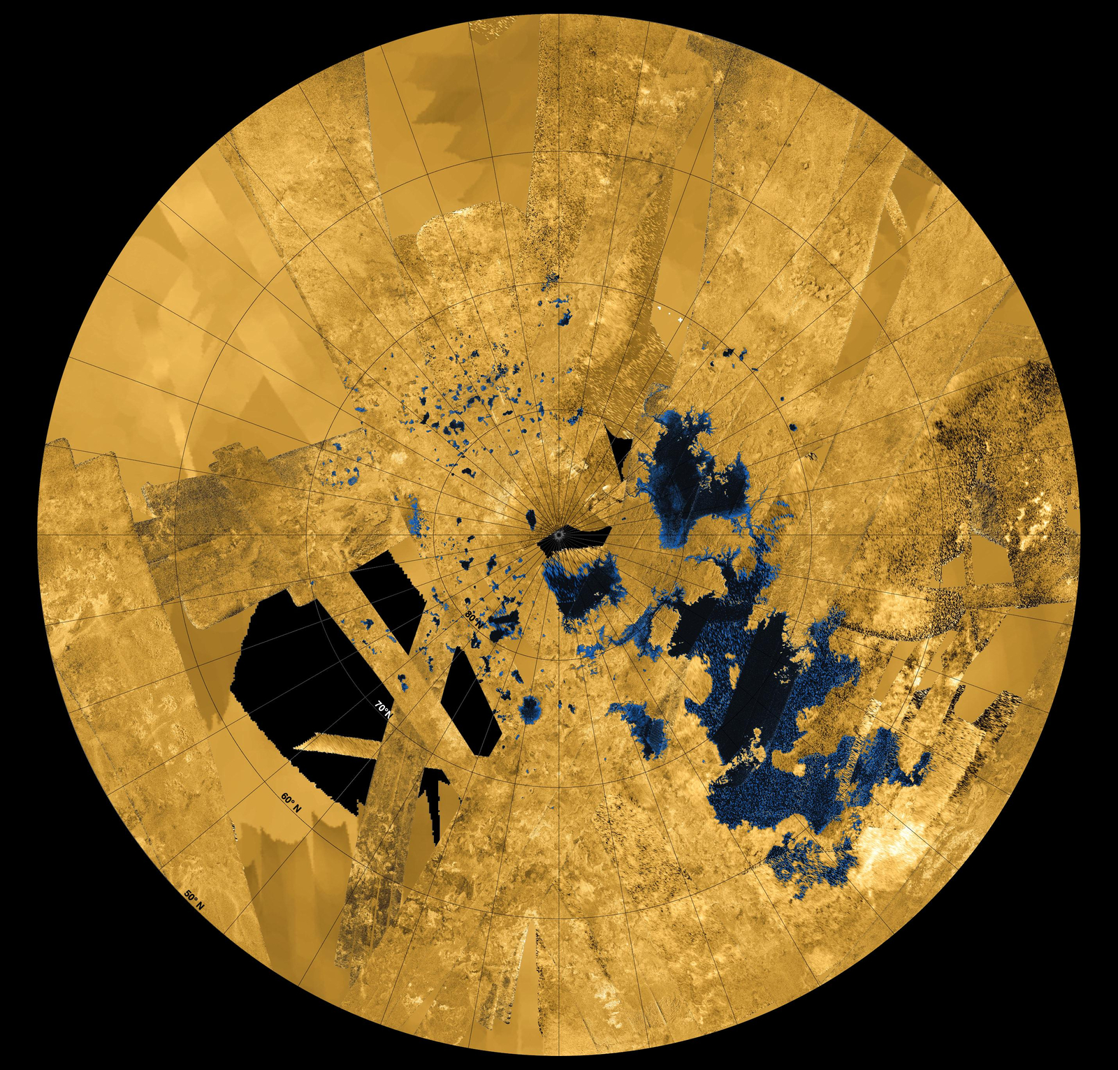 Titan's Land of Lakes