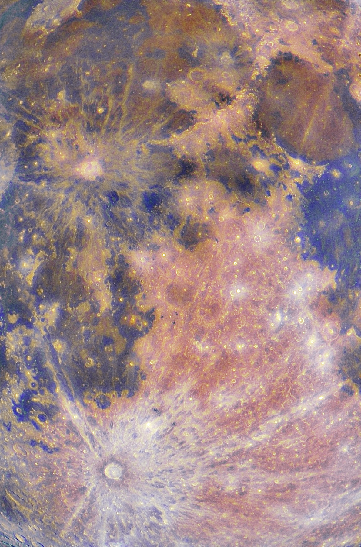 A Colorful Moon