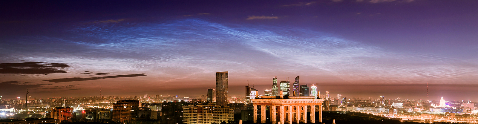 Noctilucent Clouds over Moscow