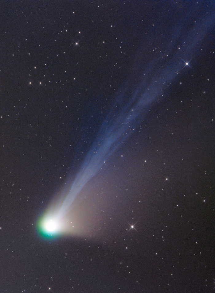 Tails of Comet Lemmon