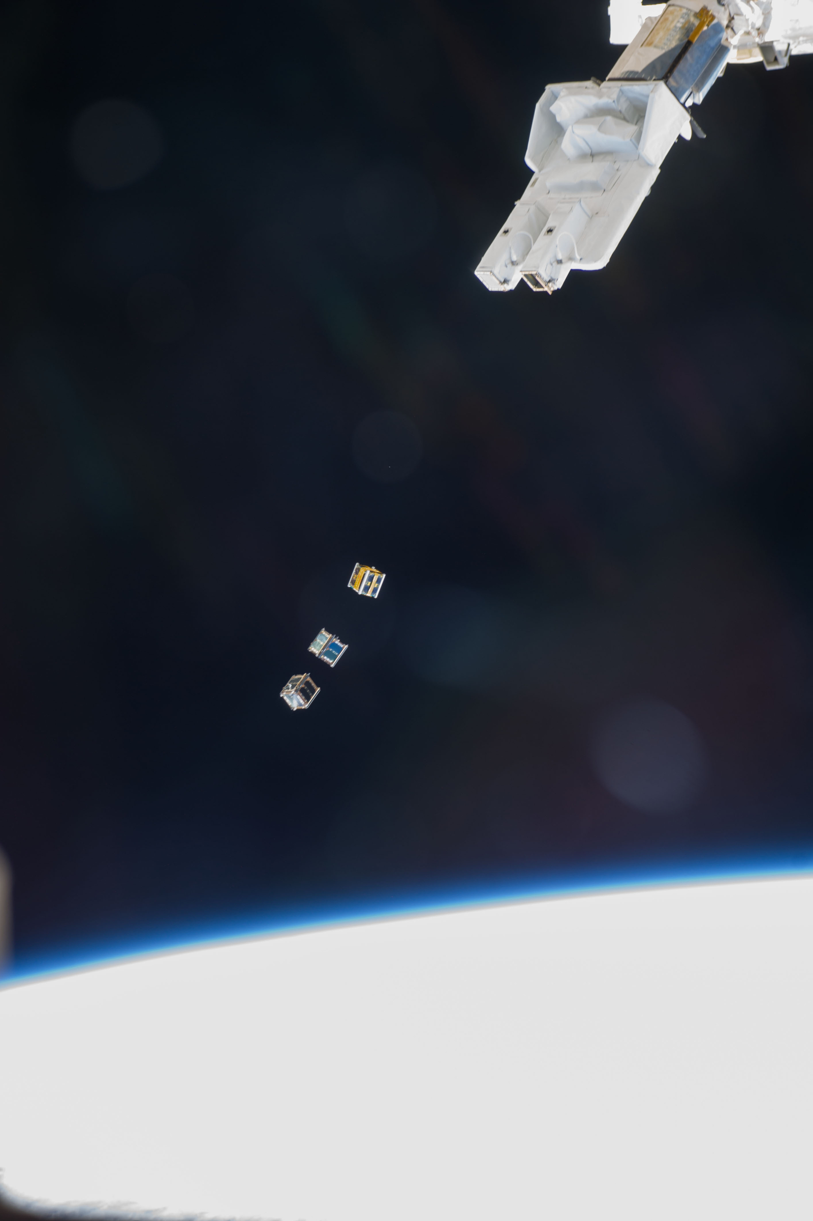 Three CubeSats Released