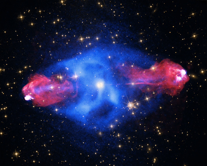 Light from Cygnus A