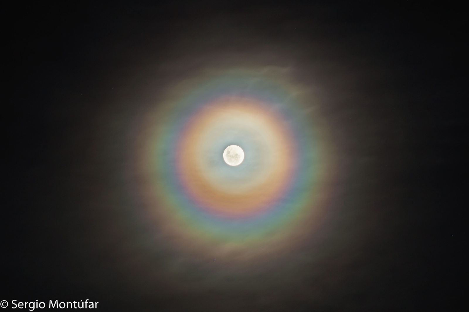 A Colorful Lunar Corona
