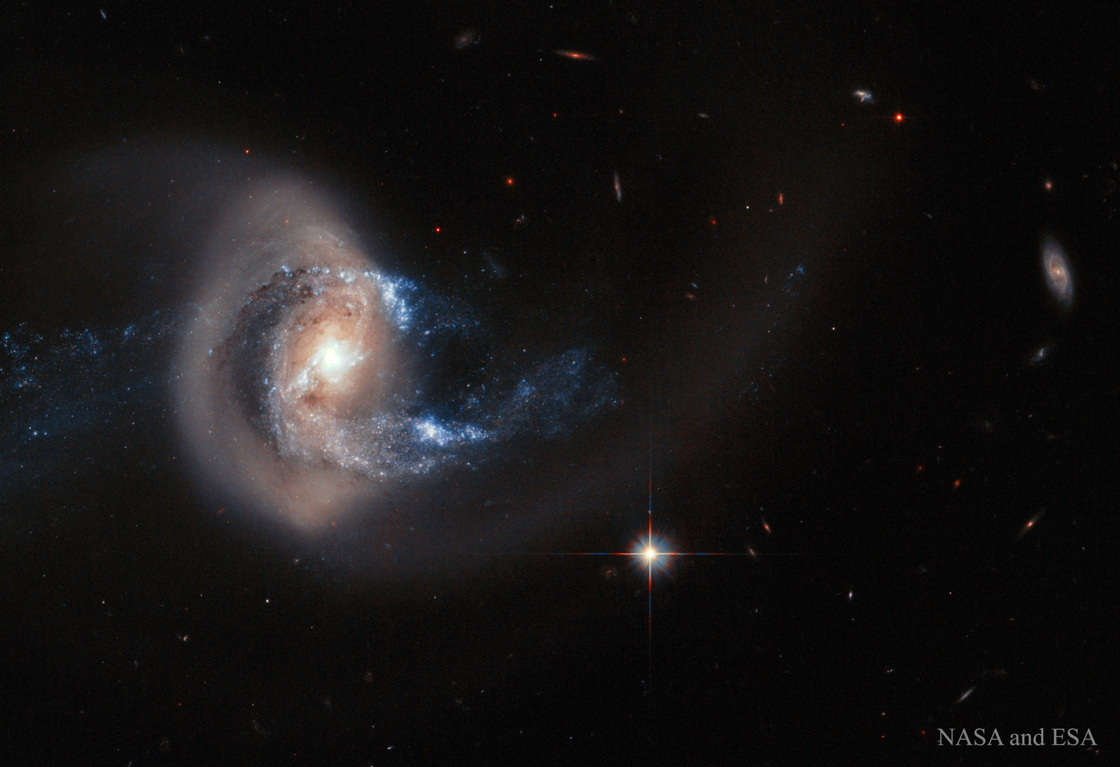 Galaxy NGC 7714 After Collision