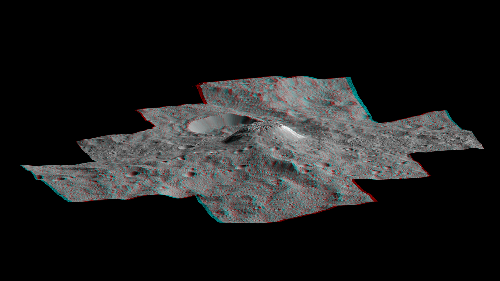 3D Ahuna Mons