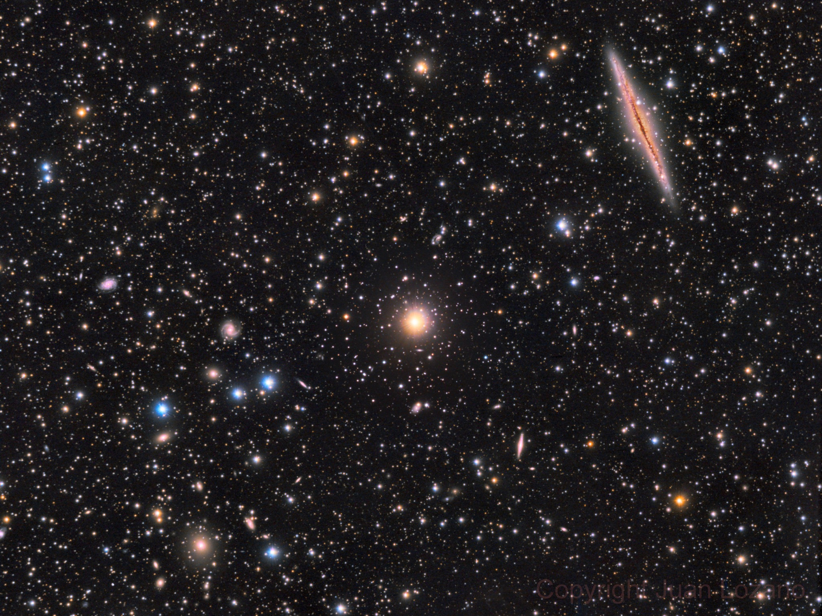 NGC 891 vs Abell 347