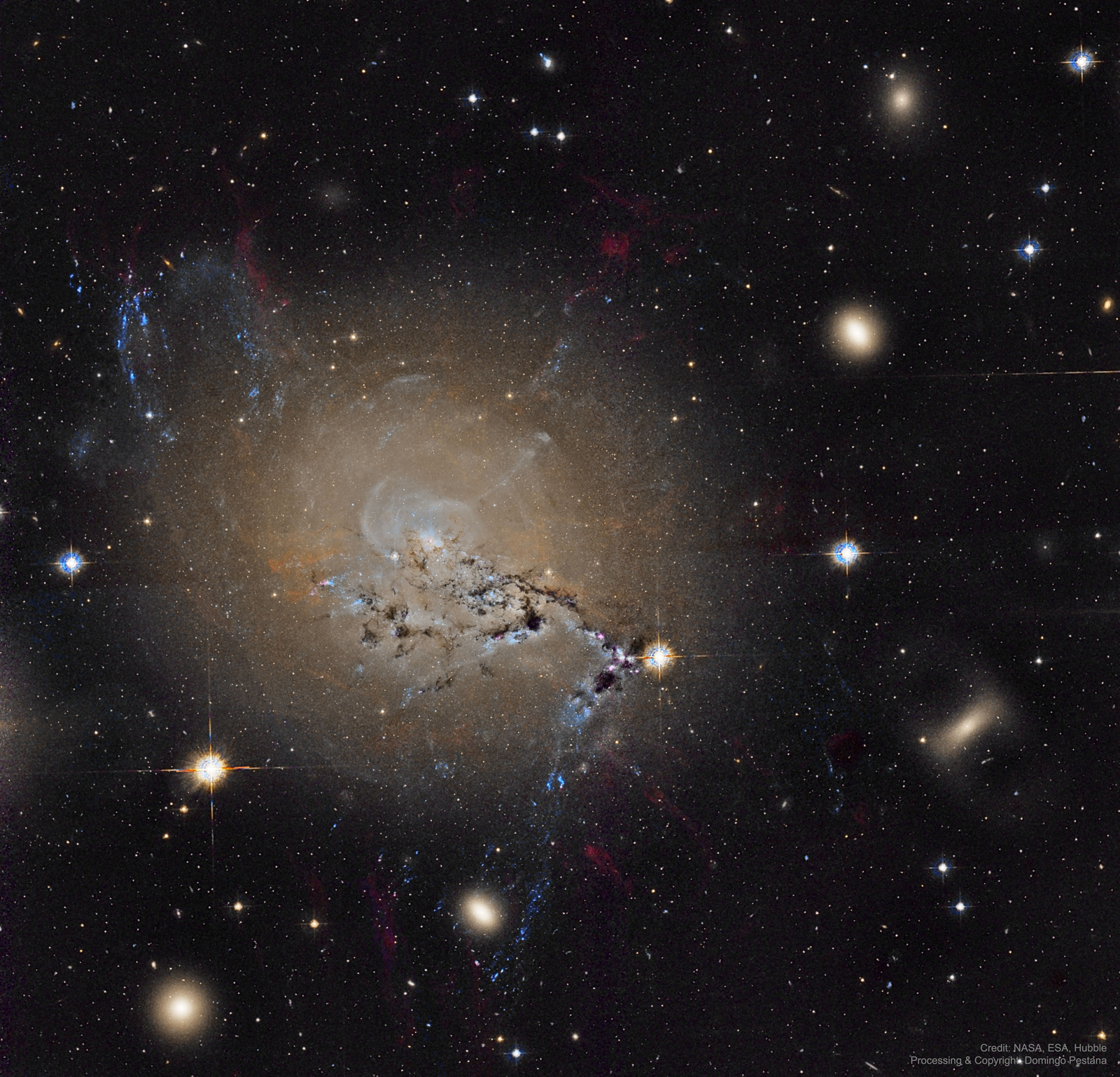 Filaments of Active Galaxy NGC 1275
