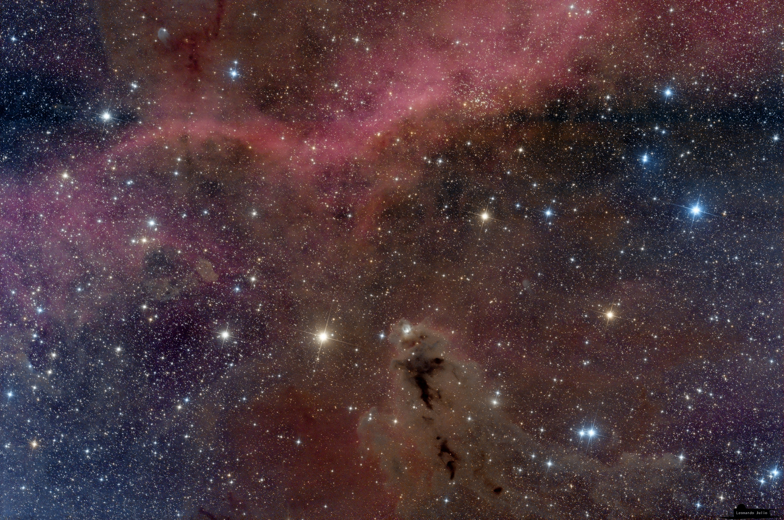 Dark Nebula LDN 1622 and Barnard's Loop