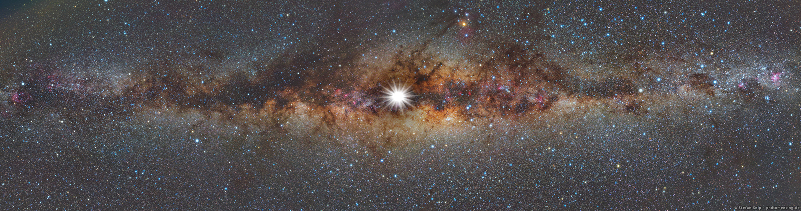 Solstice Sun and Milky Way