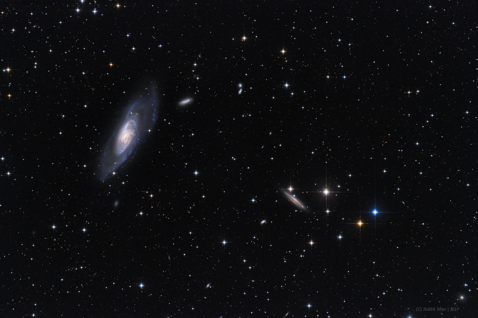 A View Toward M106
