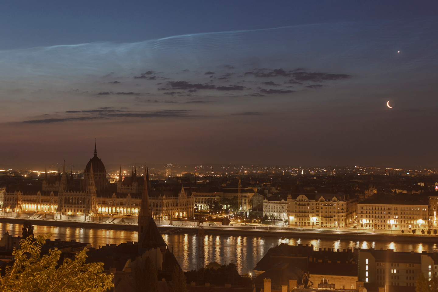 Solstice Conjunction over Budapest