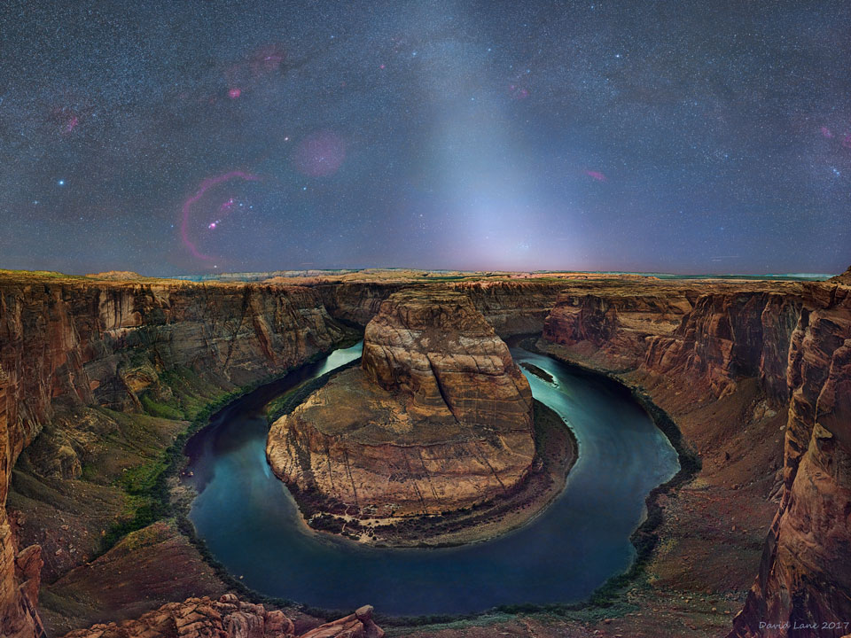 A Zodiacal Sky over Horseshoe Bend