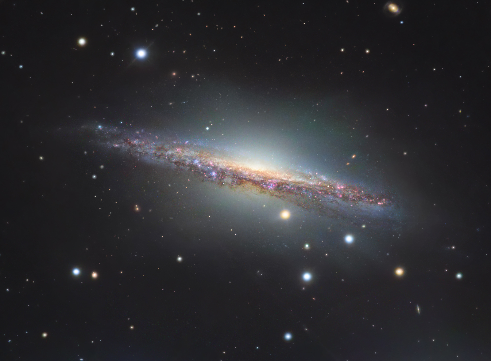 NGC 1055 Close-up
