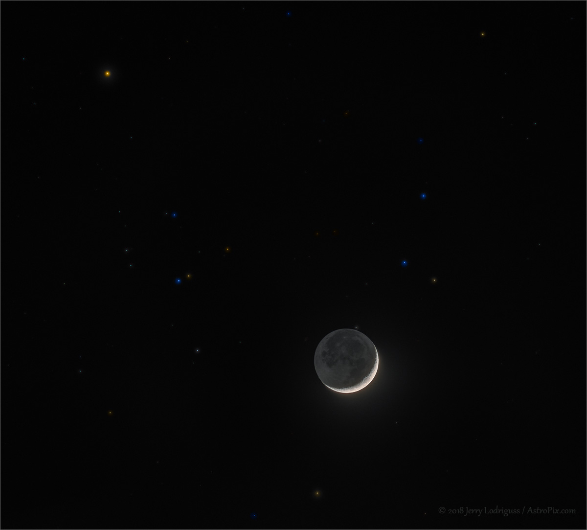 Moon in the Hyades