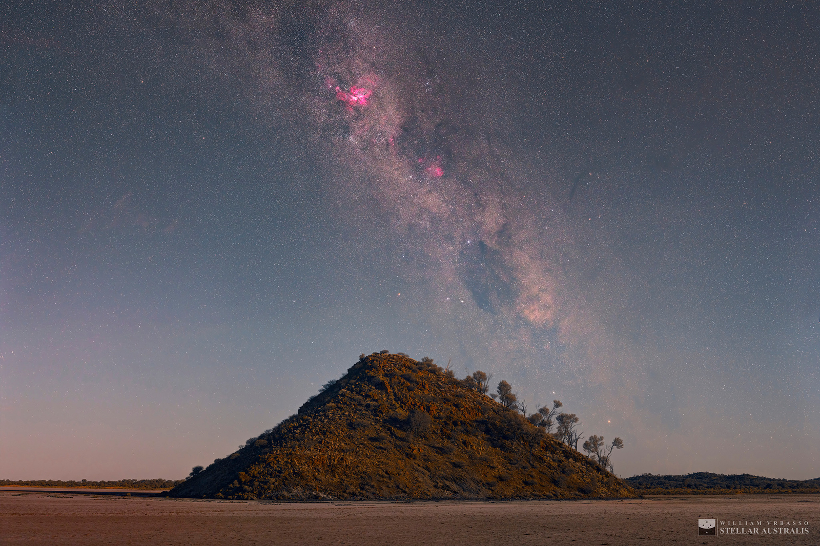 Carina over Lake Ballard