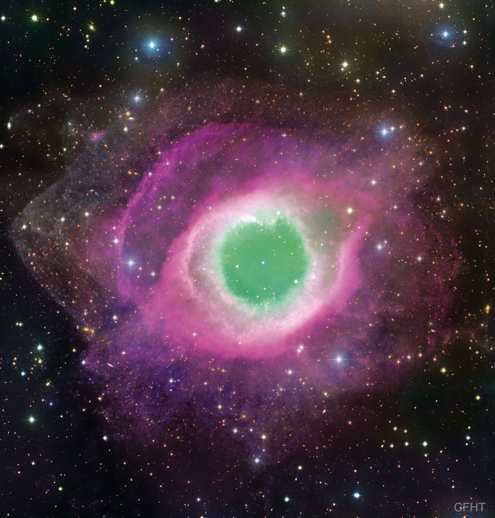 The Helix Nebula from CFHT