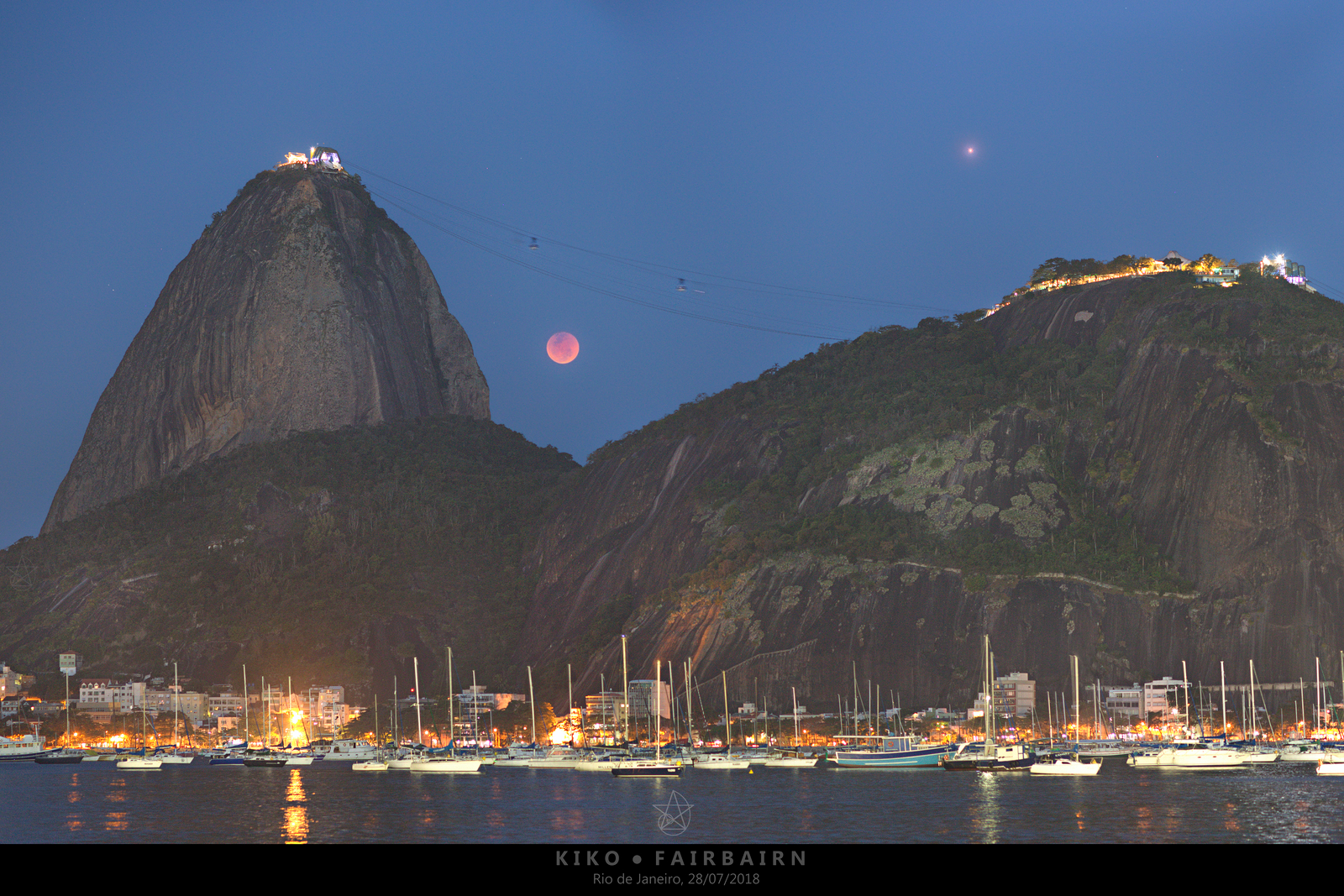 Lunar Eclipse over Rio