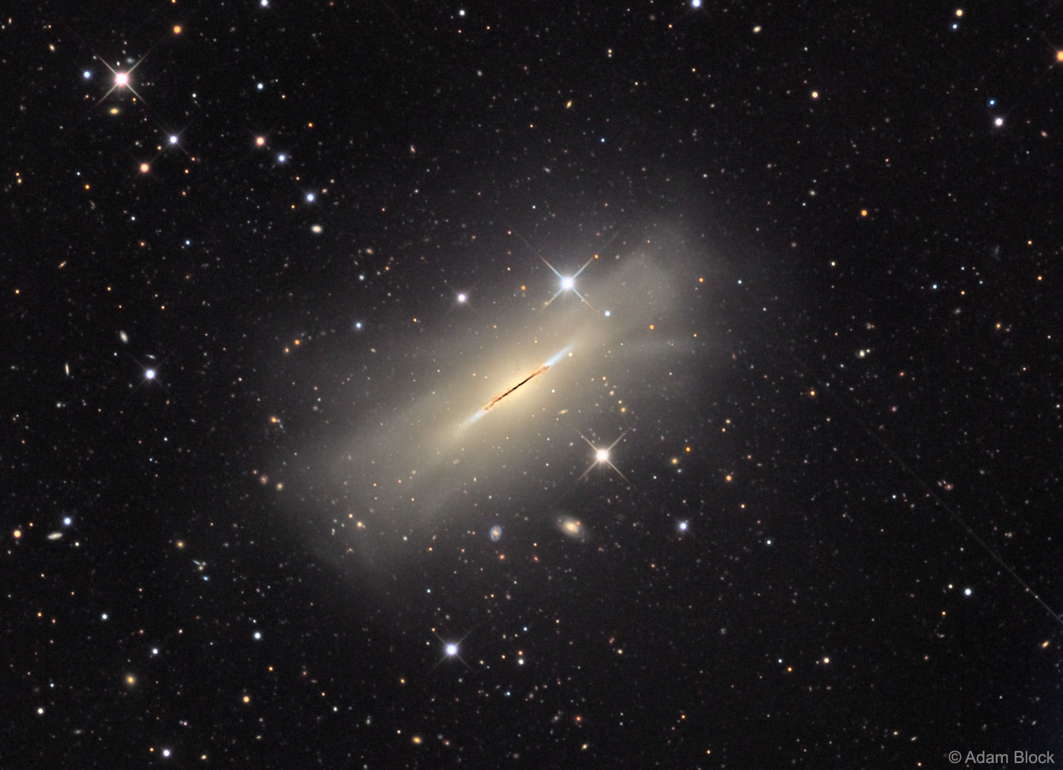 The Edge-On Spindle Galaxy
