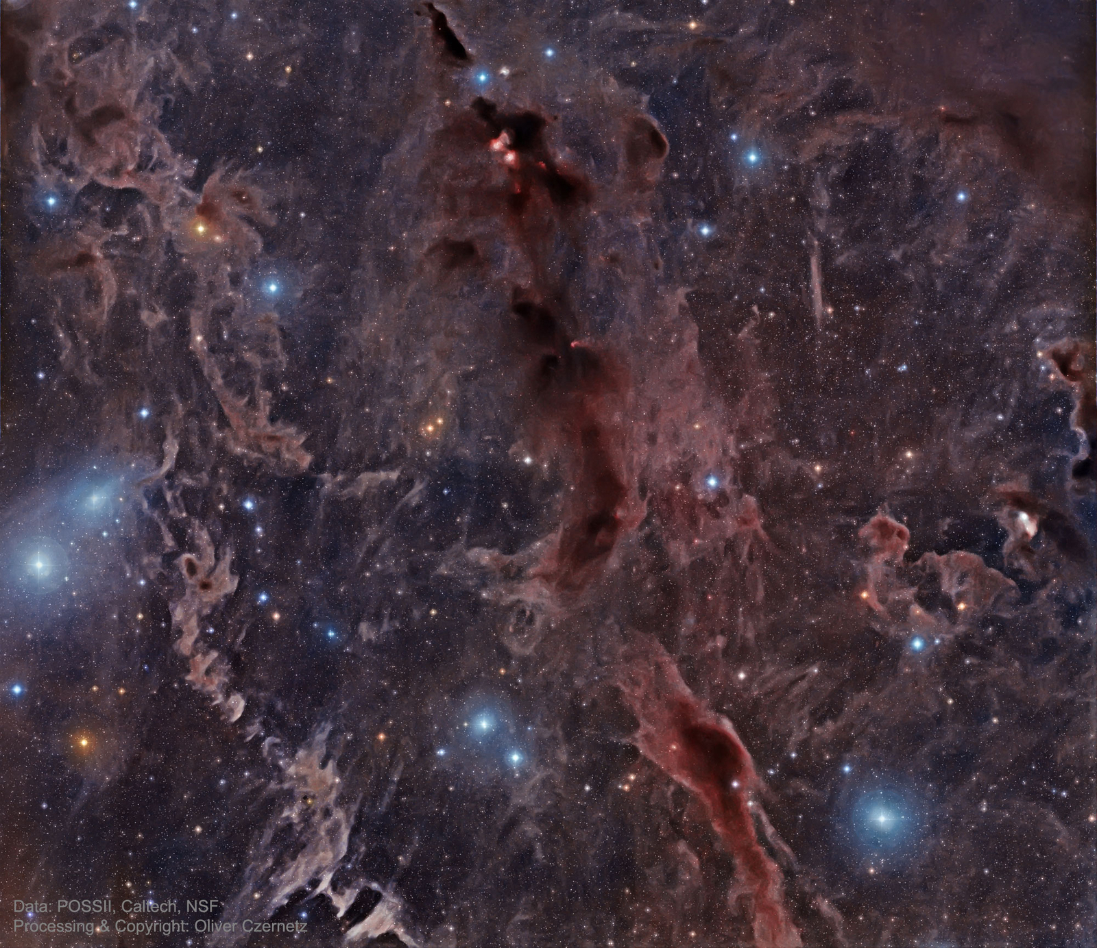 Dark Nebulas across Taurus