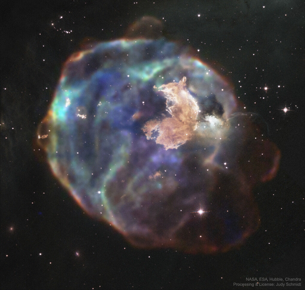 N63A: Supernova Remnant in Visible and X-ray