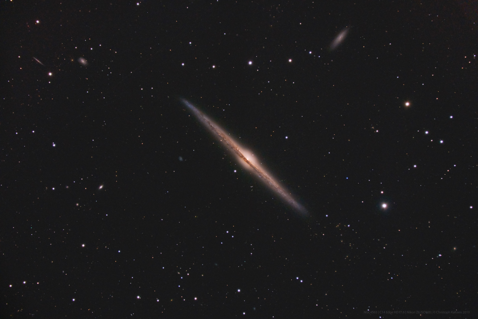 NGC 4565: Galaxy on Edge