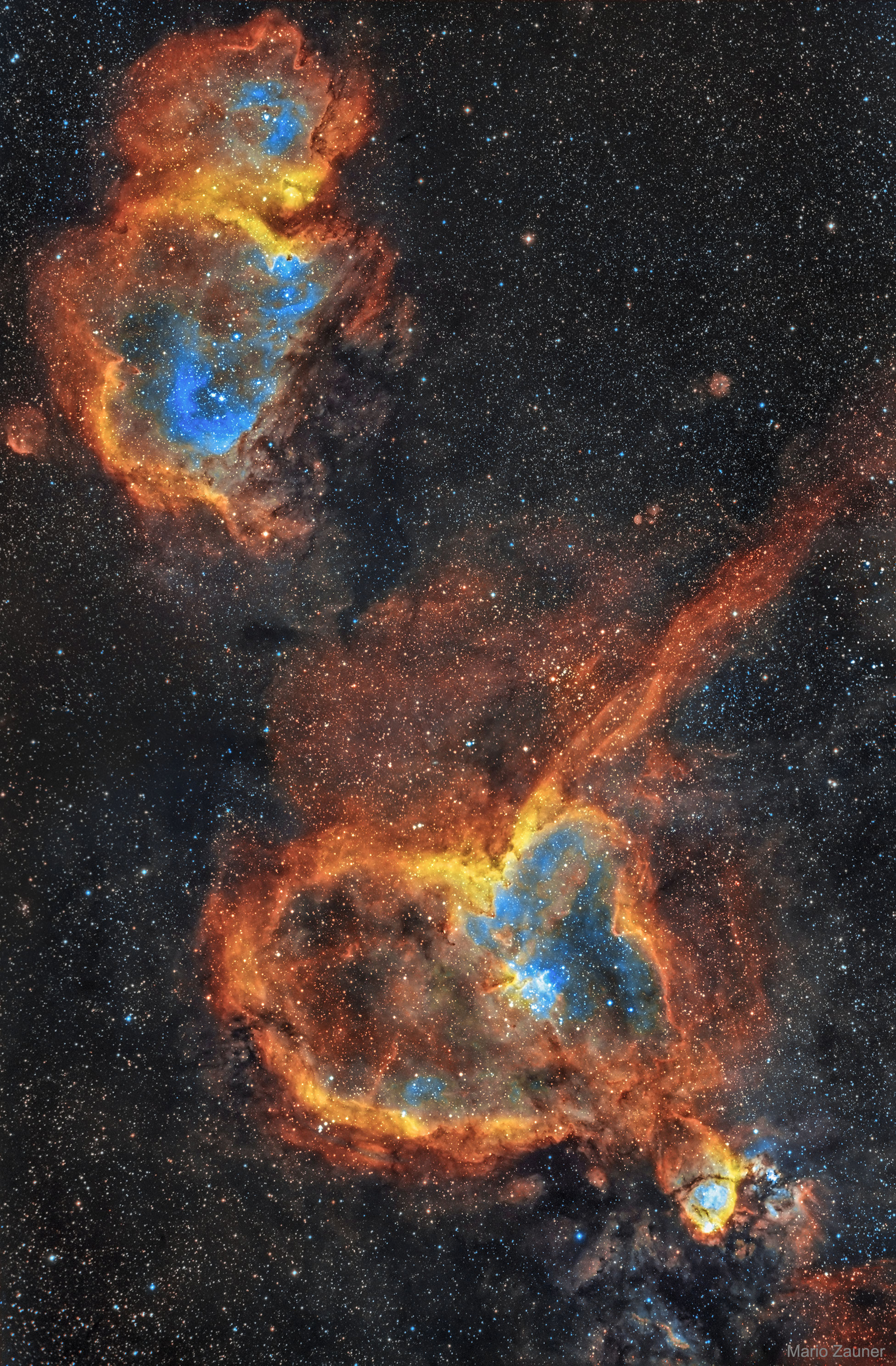 The Heart and Soul Nebulas