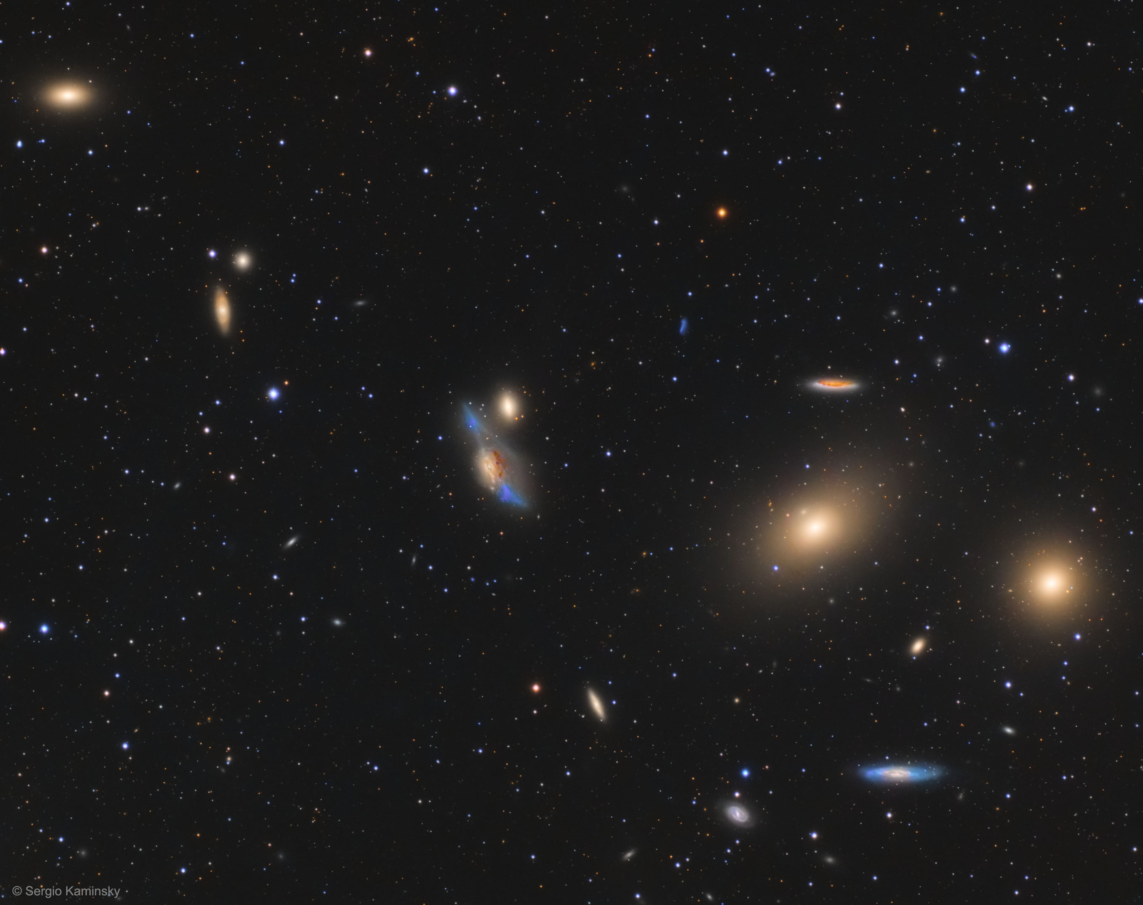 Markarian's Chain of Galaxies