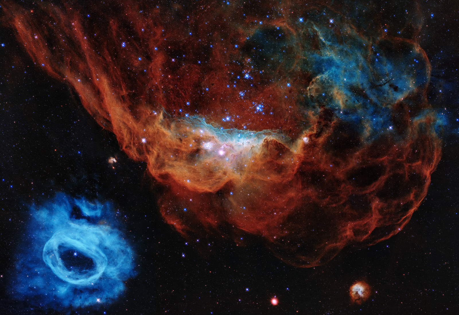 Hubble's Cosmic Reef