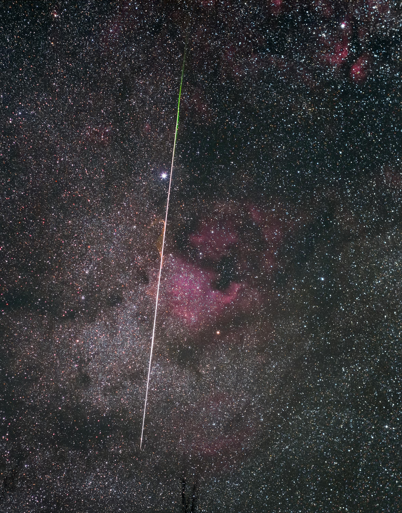 Lyrid Meteor Streak